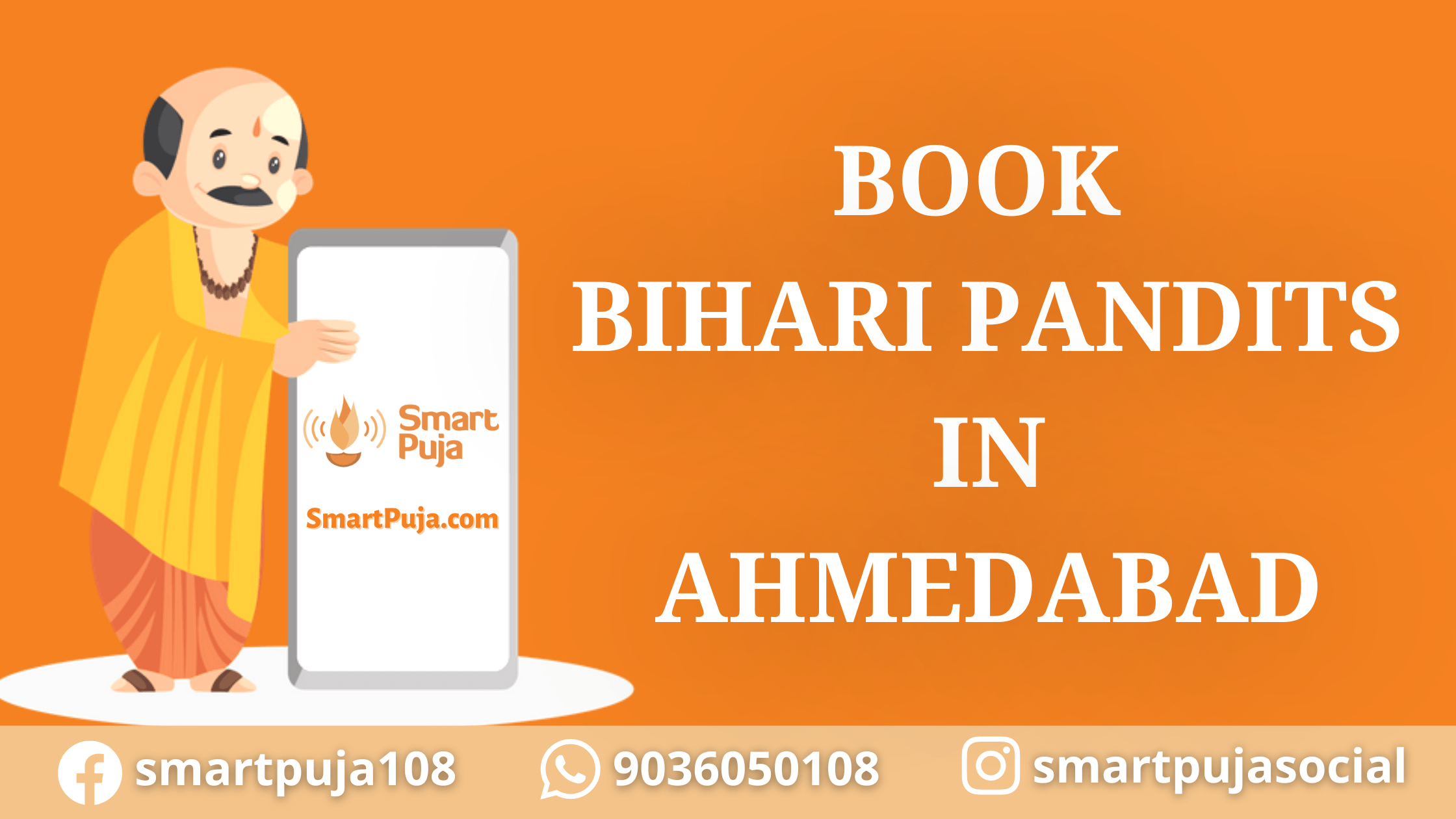 book bihari pandits in ahmedabad