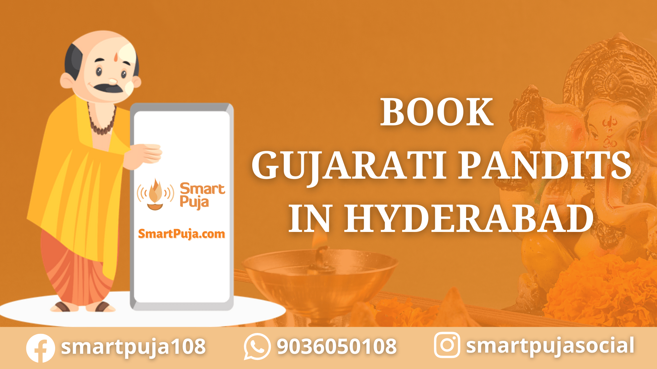 Book Gujarati Pandits in Hyderabad @smartpuja.com