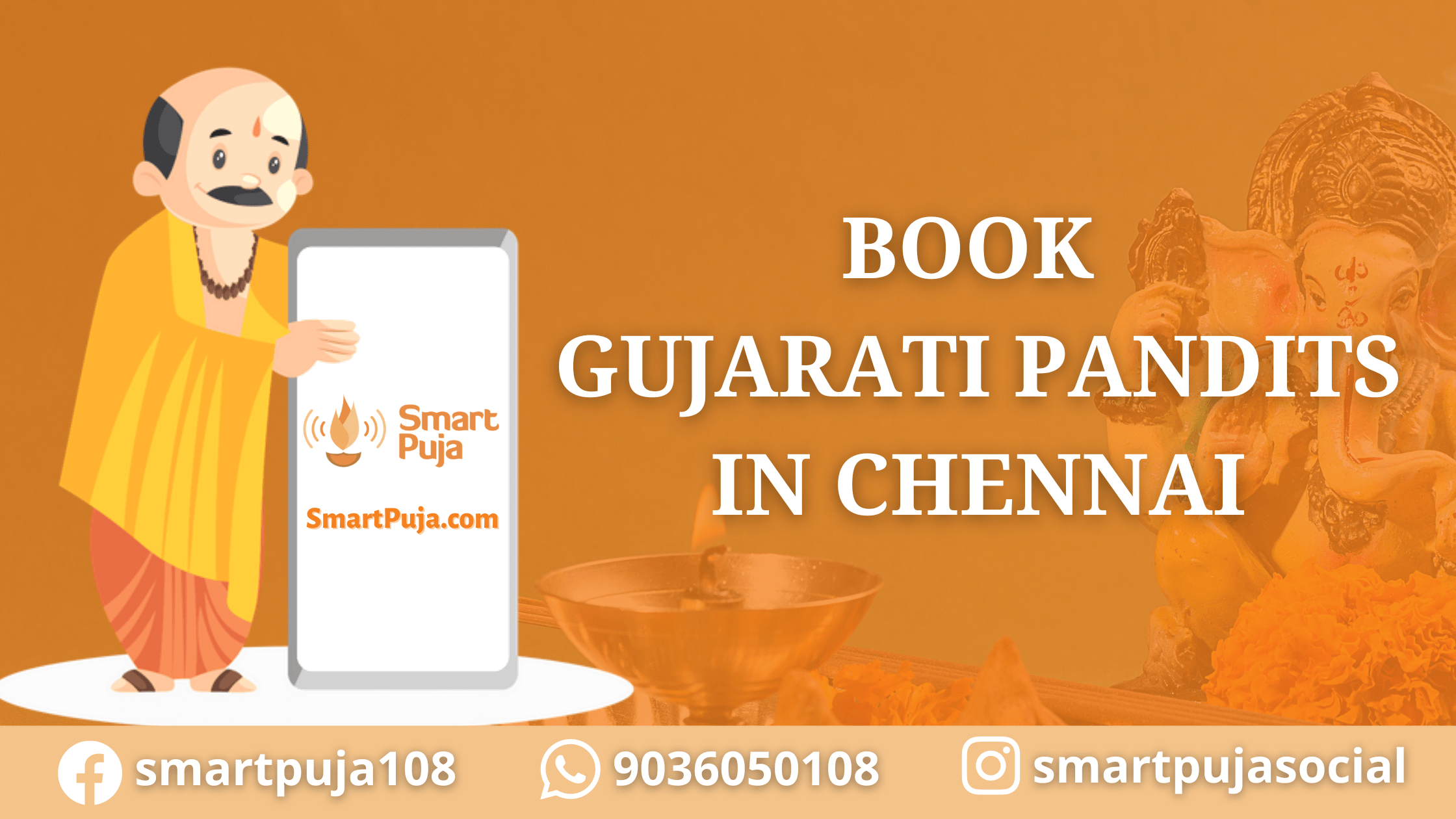 Book Gujarati Pandits in Chennai @smartpuja.com