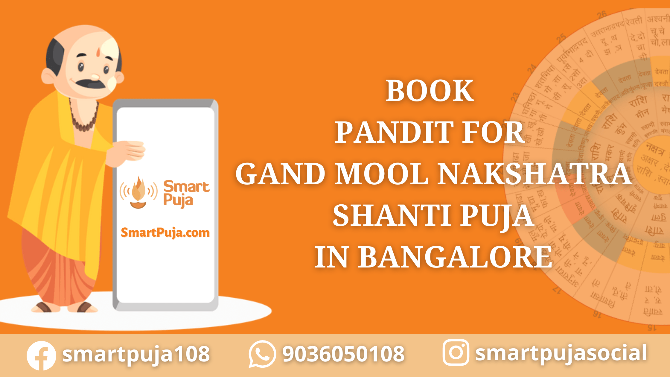 Book Pnadit For Gand Mool Nakshatra Shanti Puja In Bangalore@smartpuja.com