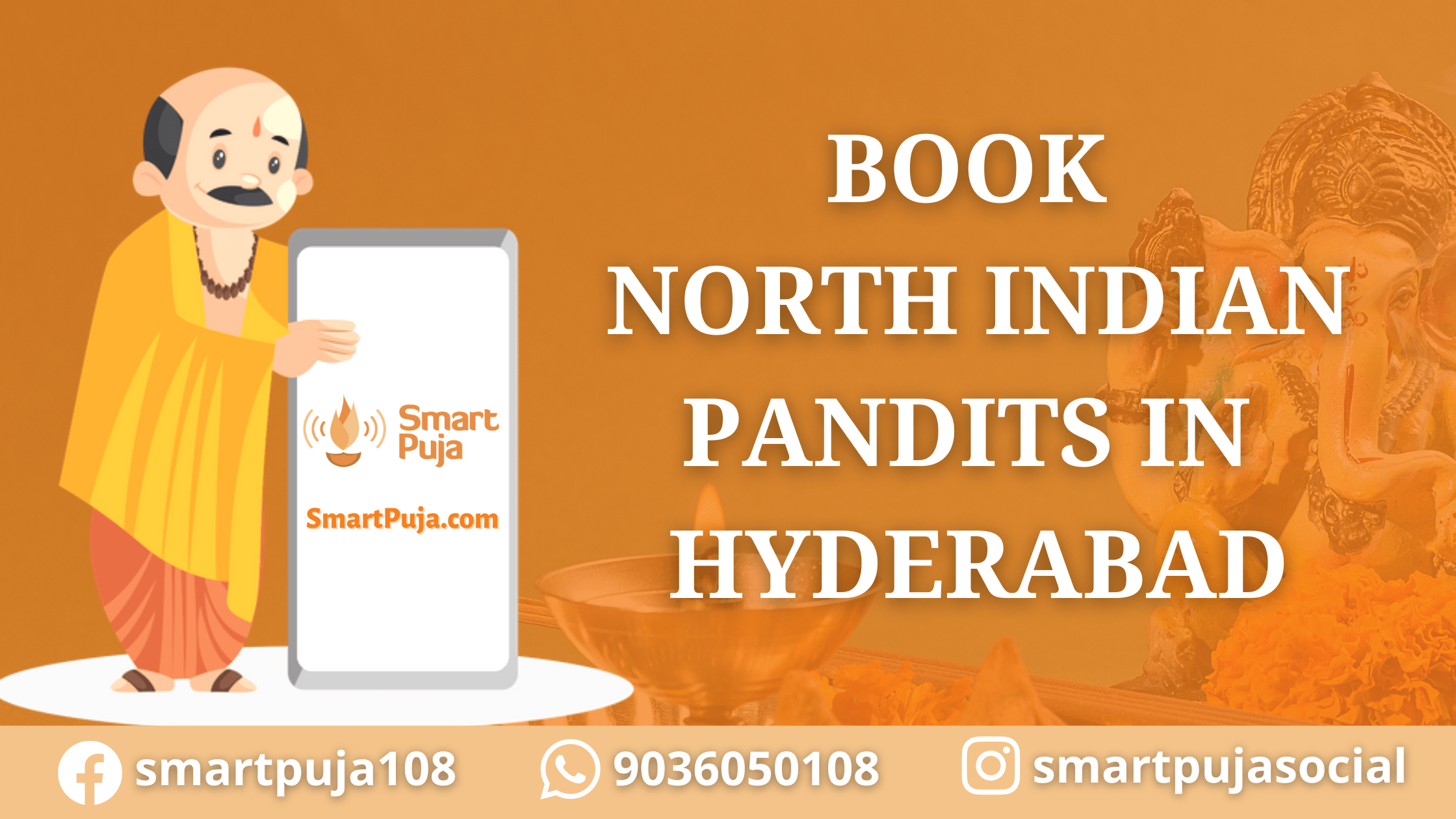 Book North Indian Pandits in Hyderabad @smartpuja.com