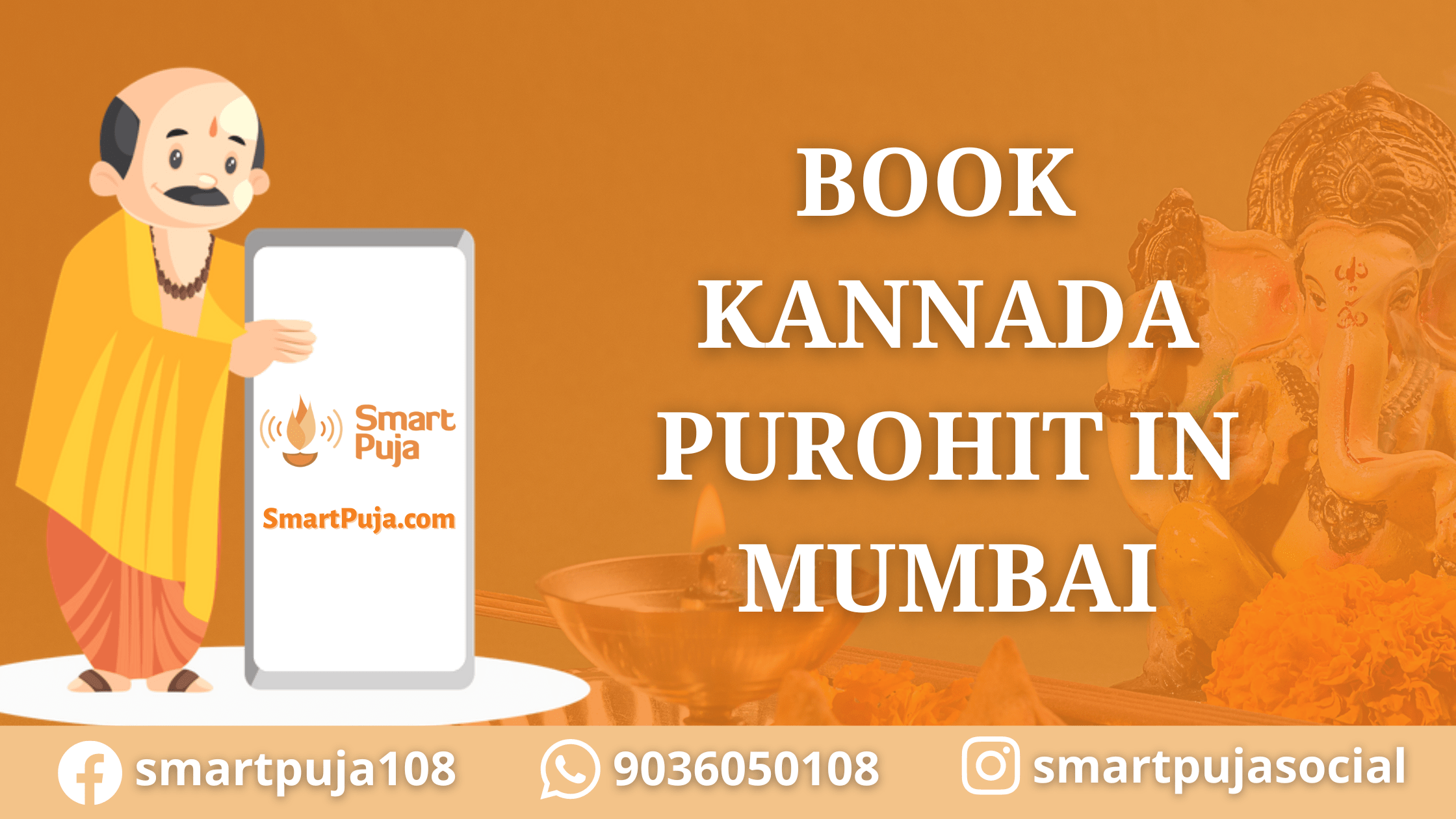 Book Kannada Purohit in Mumbai @smartpuja.com