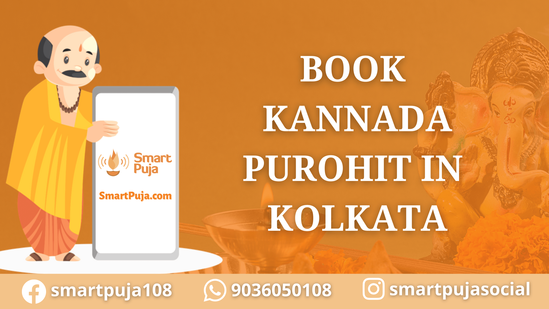 Book Kannada Purohits in Kolkata @smartpuja.com