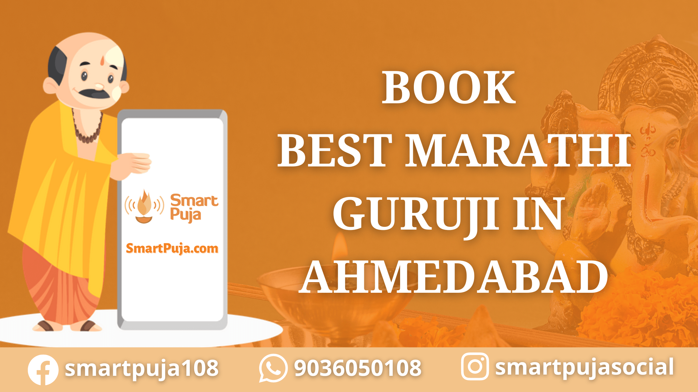 Book Best Marathi Guruji in Ahmedabad @smartpuja.com