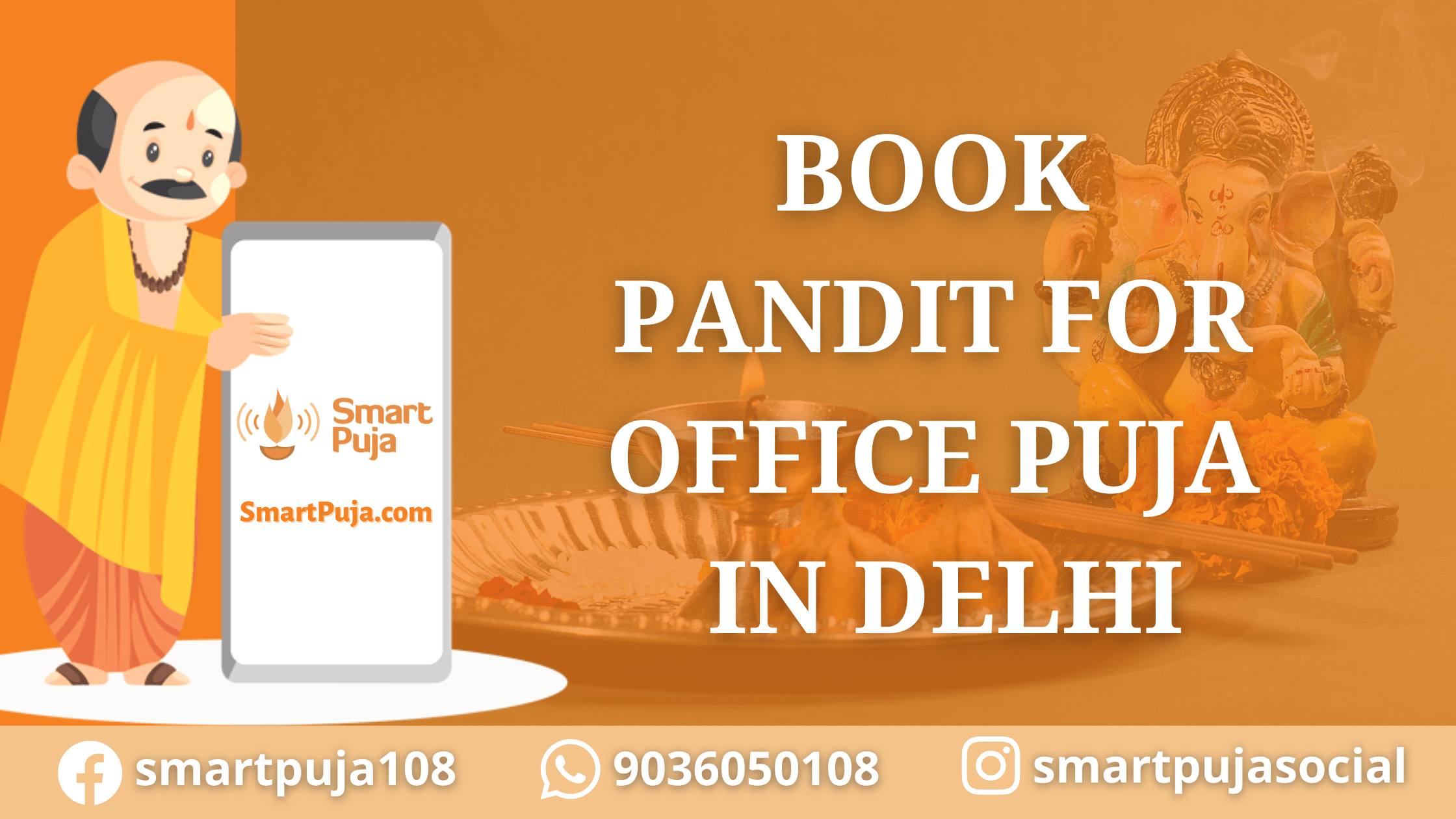 Book Pandit for Office Puja in Delhi @SmartPuja