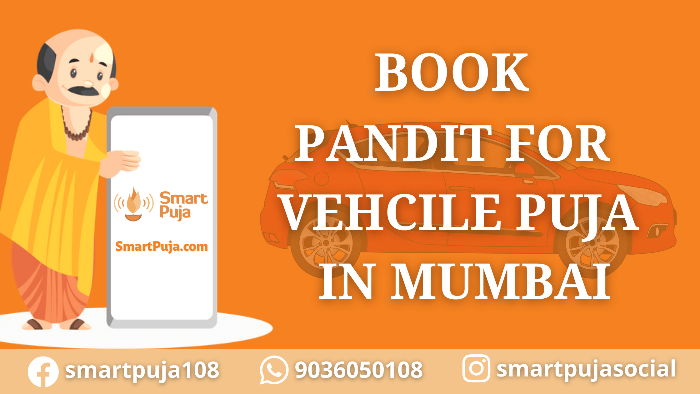 Book Pandit for Vehicle Puja in Mumbai @SmartPuja