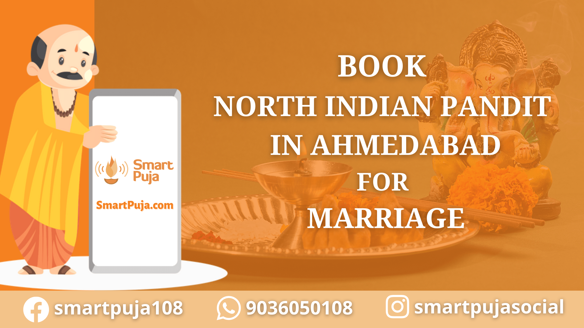 Book North Indian Pandit in Ahmedabad for Marriage @SmartPuja