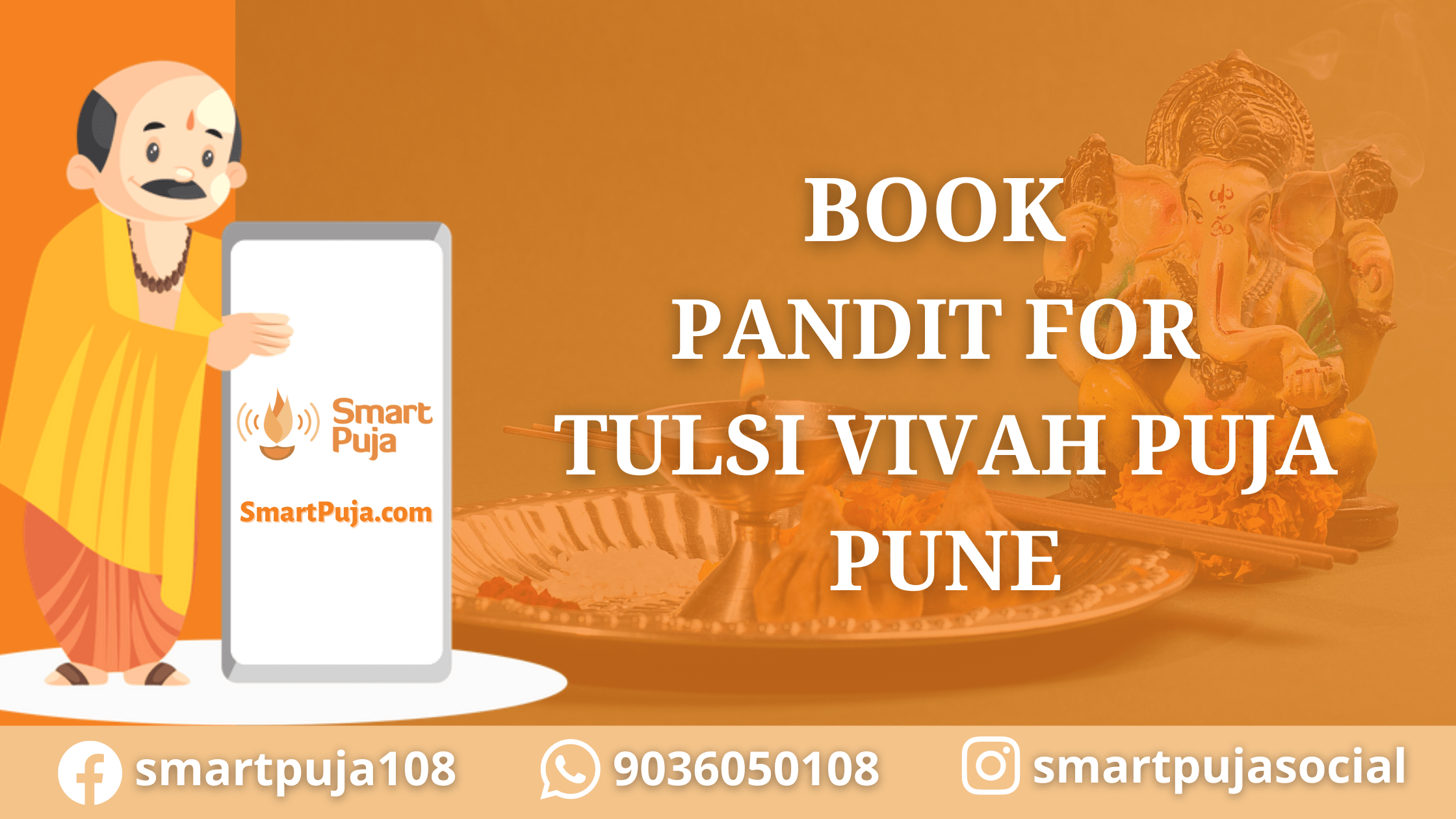 Book Pandit For Tulsi Vivah Puja in Pune @SmartPuja