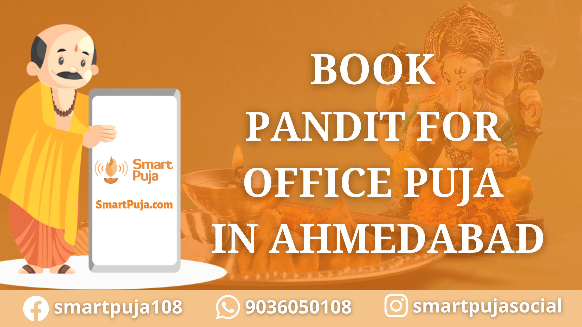 Book Pandit for Office Puja in Ahmedabad @SmartPuja