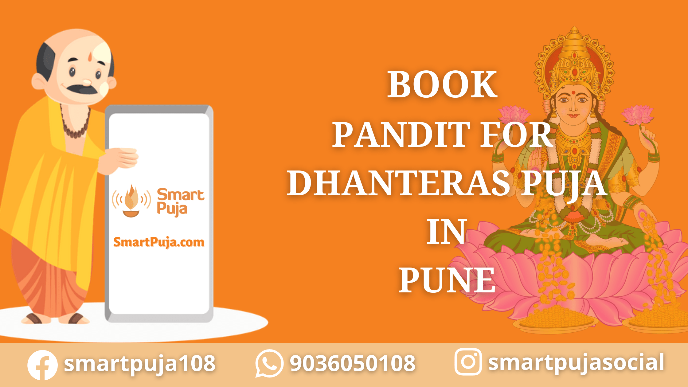 Book Pandit for Dhanteras Puja in Pune @SmartPujas