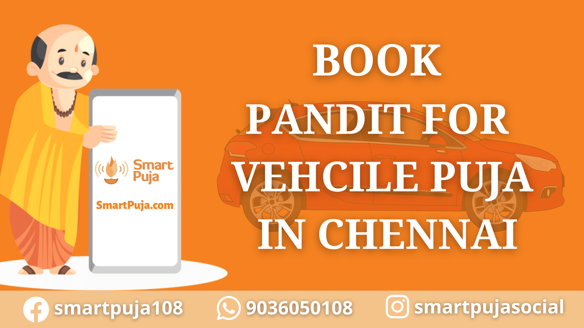 Book Pandit For Vehicle Puja in Chennai @SmartPuja