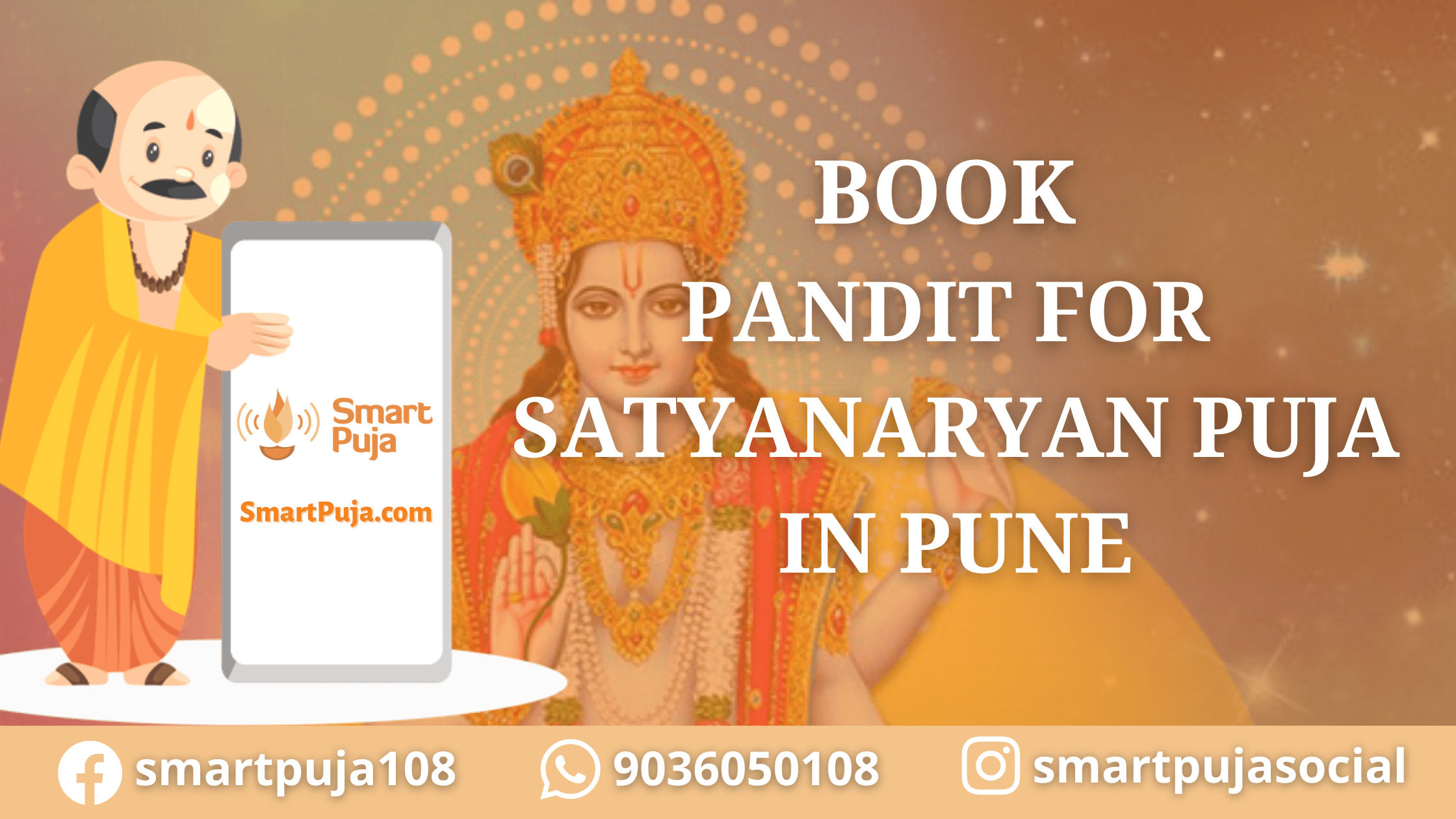 Book Pandit For Satyanarayan Puja in Pune @SmartPuja