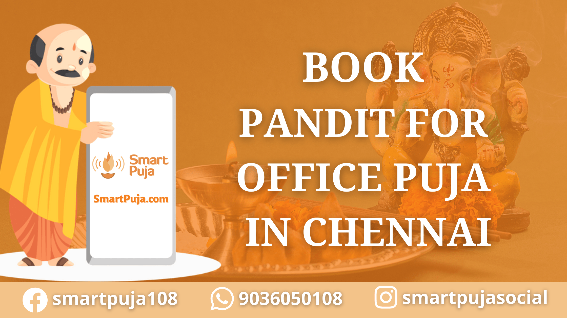 Book Pandit for Office Puja in Chennai @SmartPuja