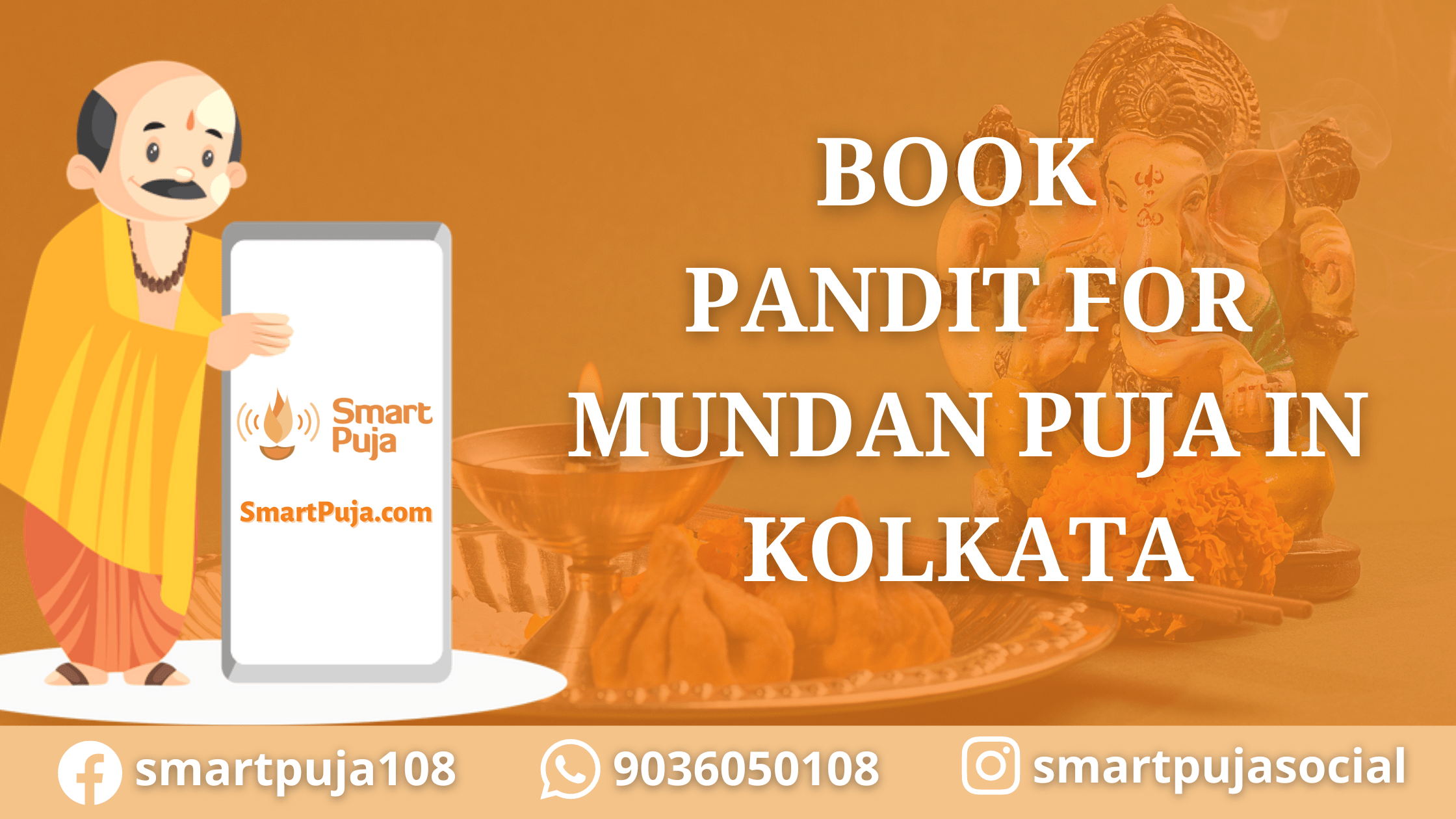 Book Pandit for Mundan Puja in Kolkata @SmartPuja