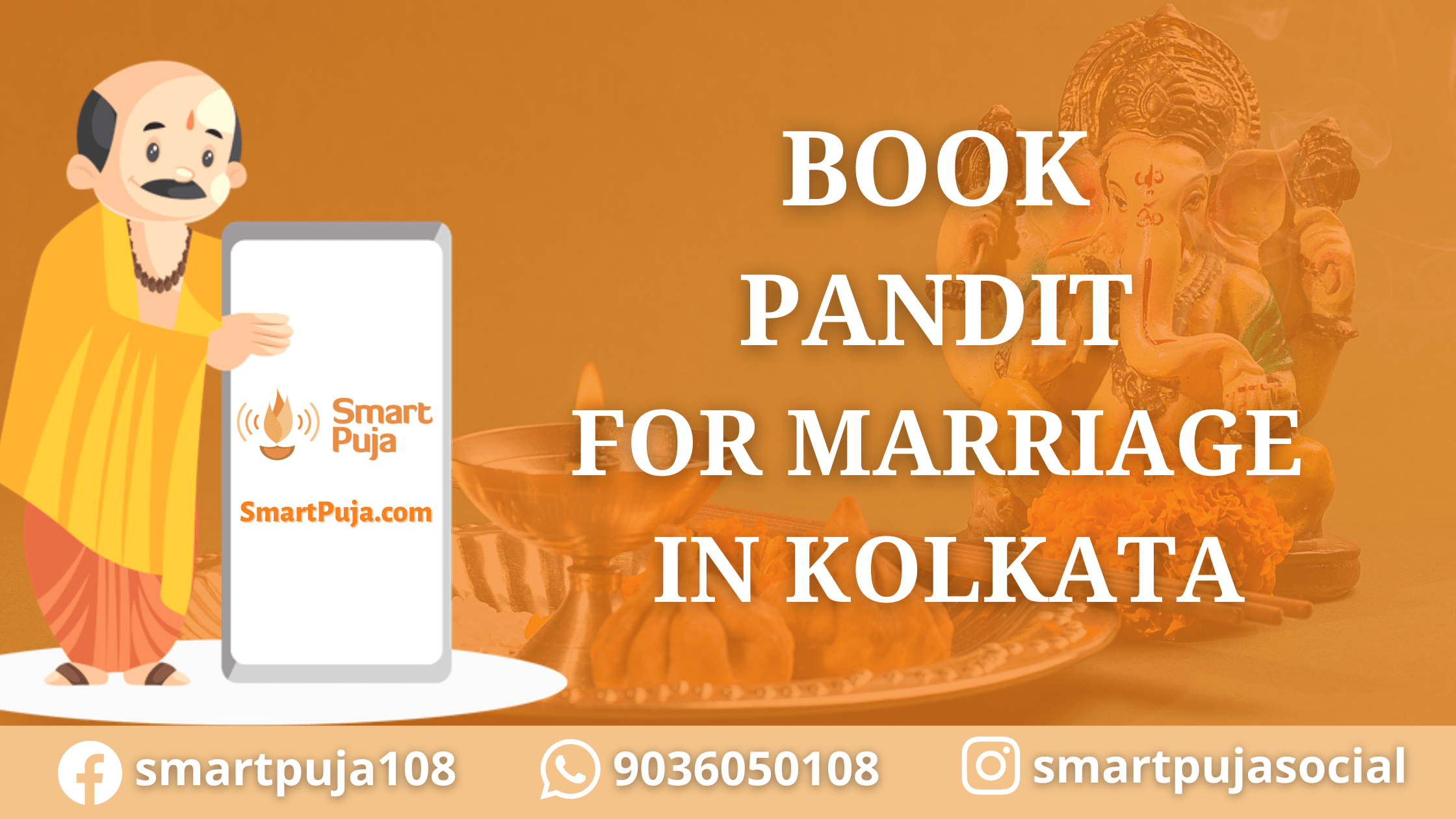 Book Pandit for Marriage in Kolkata @SmartPuja