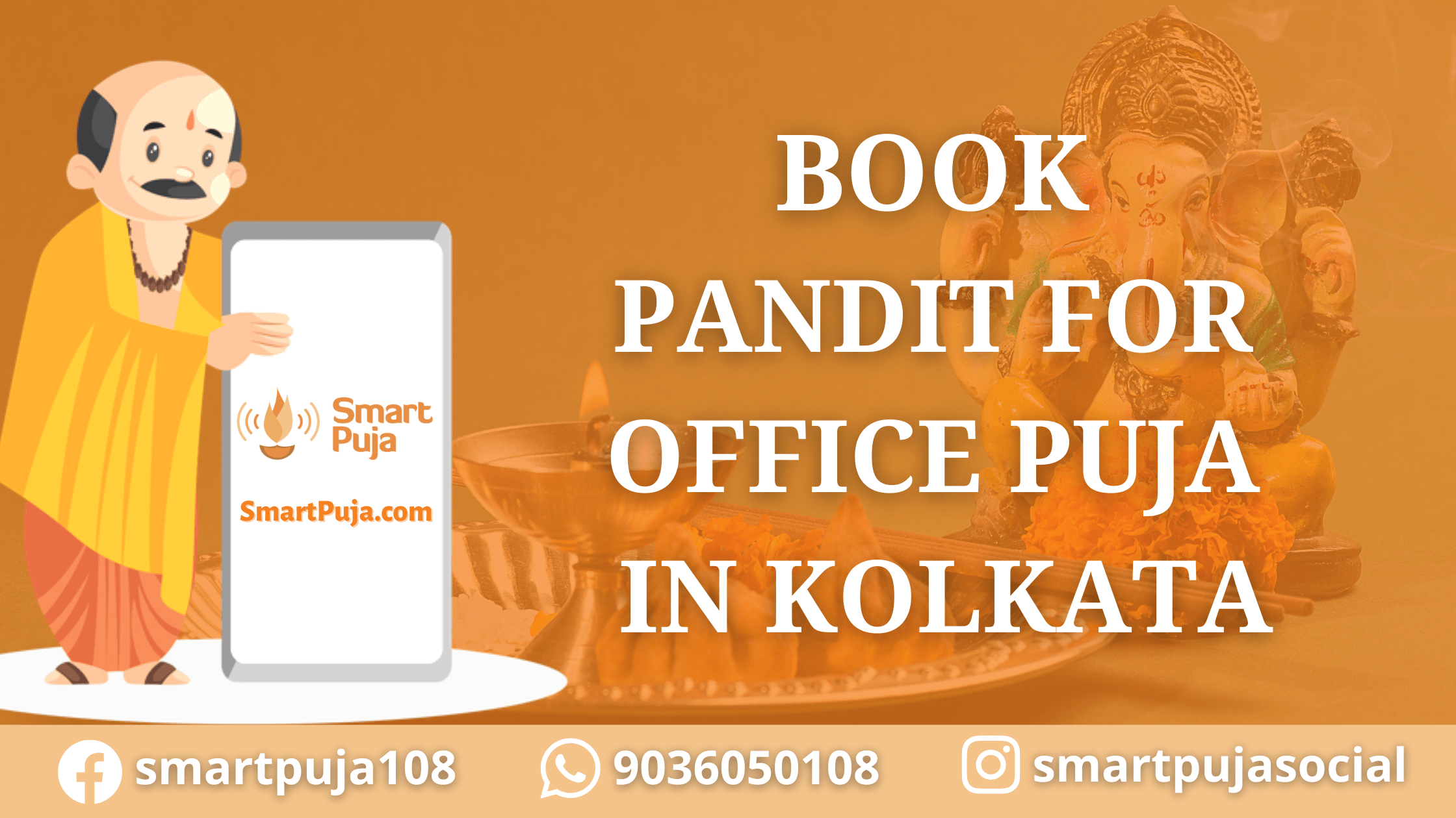 Book Pandit for Office Puja in Kolkata @SmartPuja