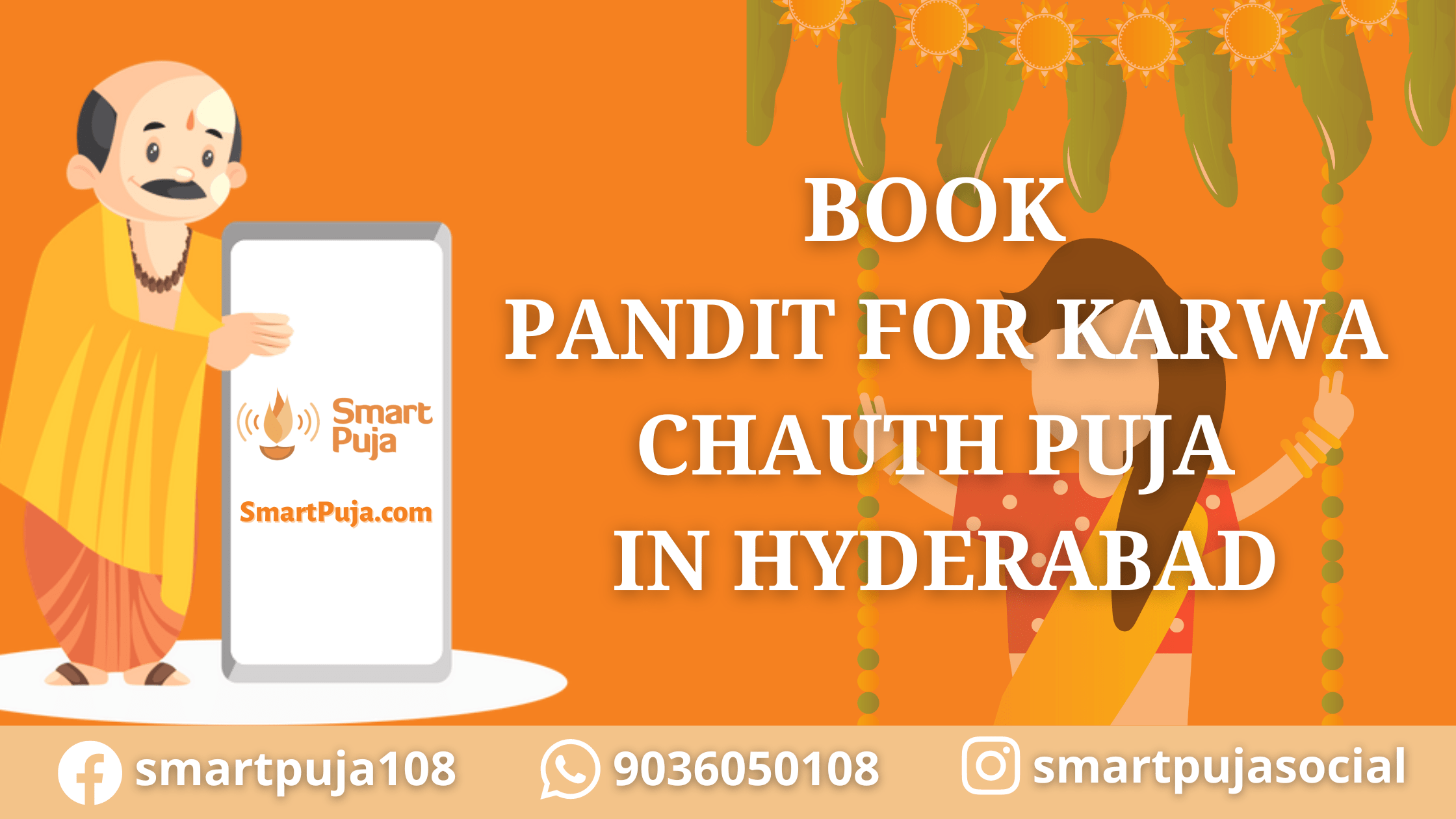 Book Pandit for Karwa Chauth Puja in Hyderabad @SmartPuja