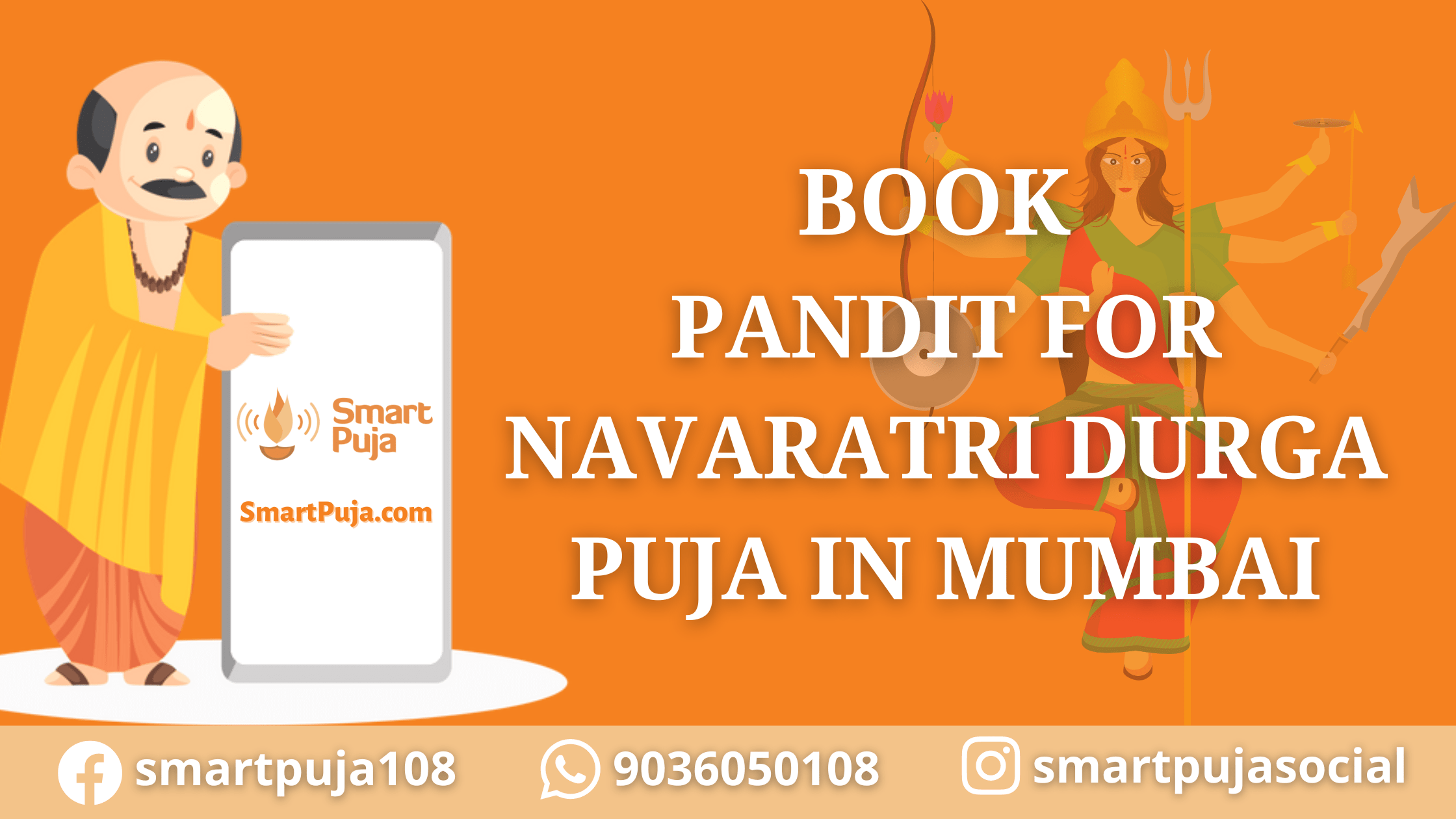 Book Pandit for Navaratri Durga Puja in Mumbai @SmartPuja