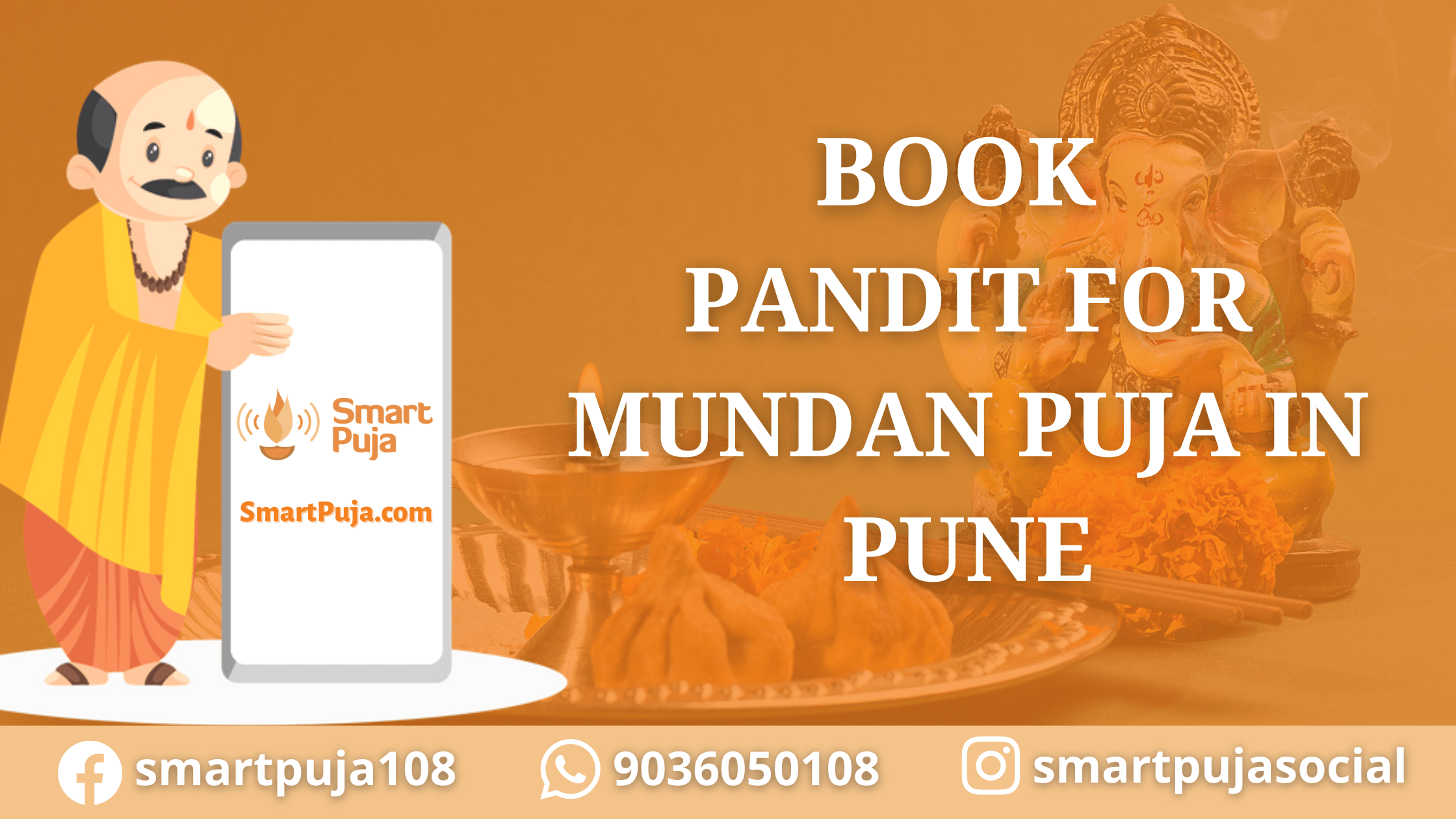 Book Pandit for Mundan Puja in Pune @SmartPuja