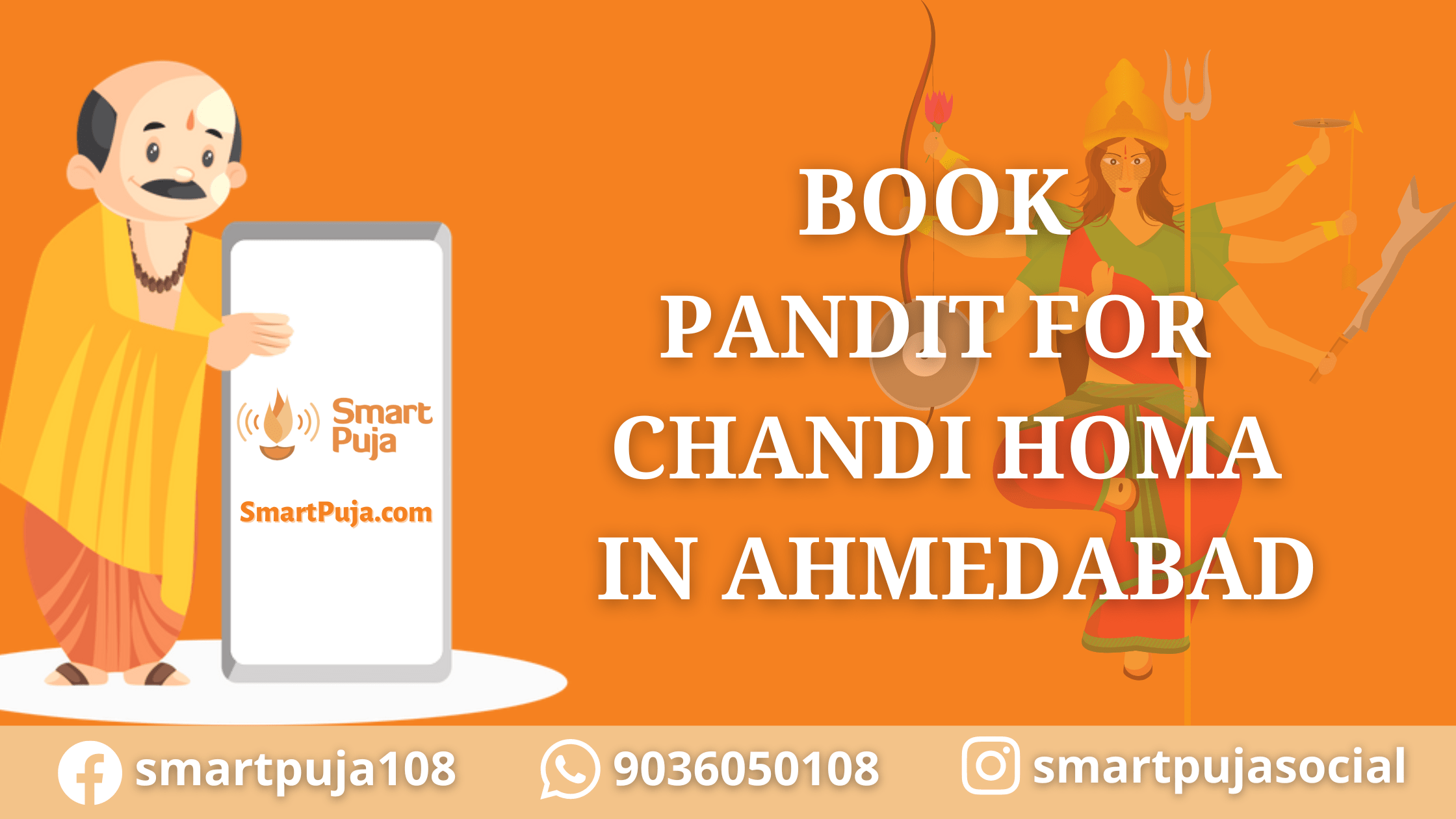 Book Pandit for Chandi Homa in Ahmedabad @SmartPuja