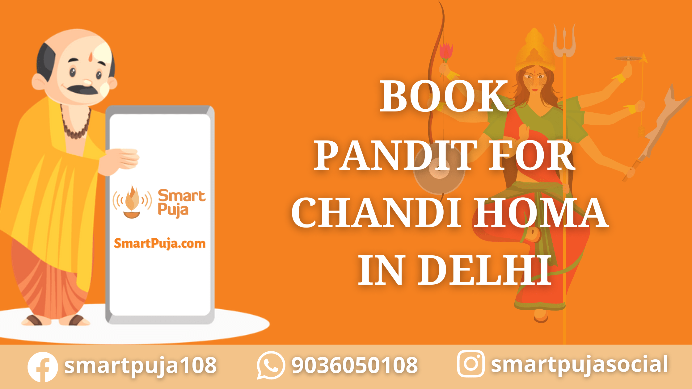 Book pandit for Chandi Homa in Delhi @SmartPuja