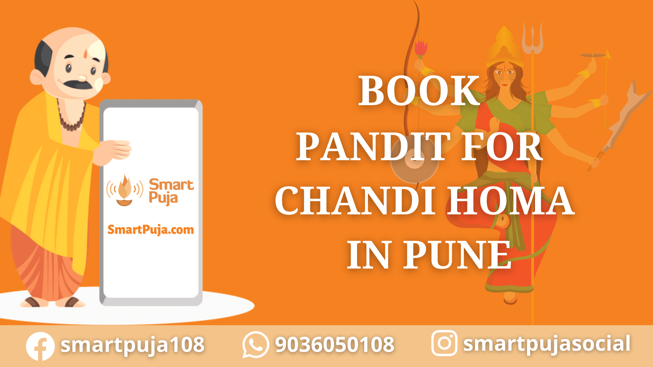 Book Pandit for Chandi Homa in Pune @SmartPuja,com