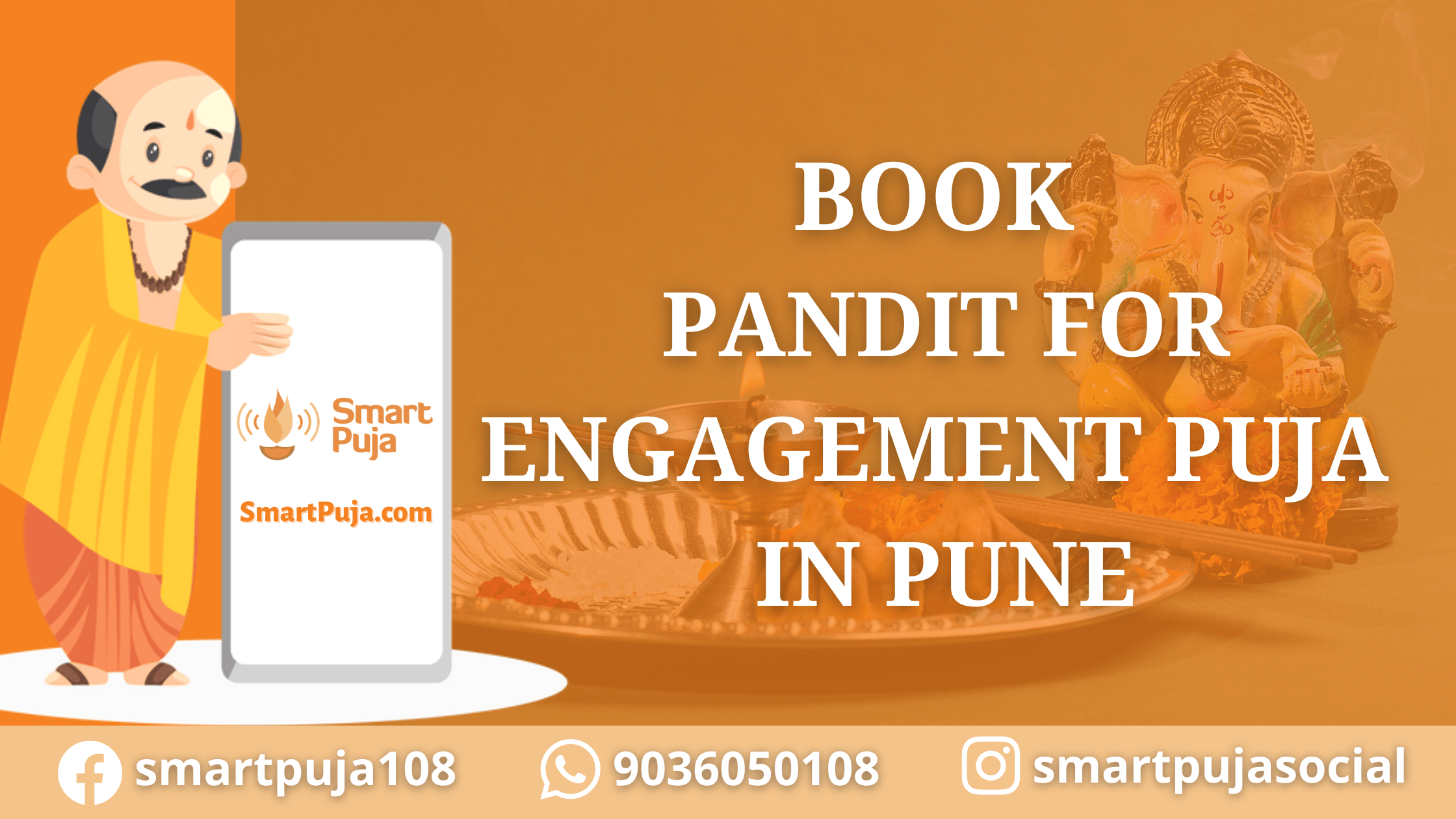 Book Pandit for Engagement Puja in Pune @SmartPuja