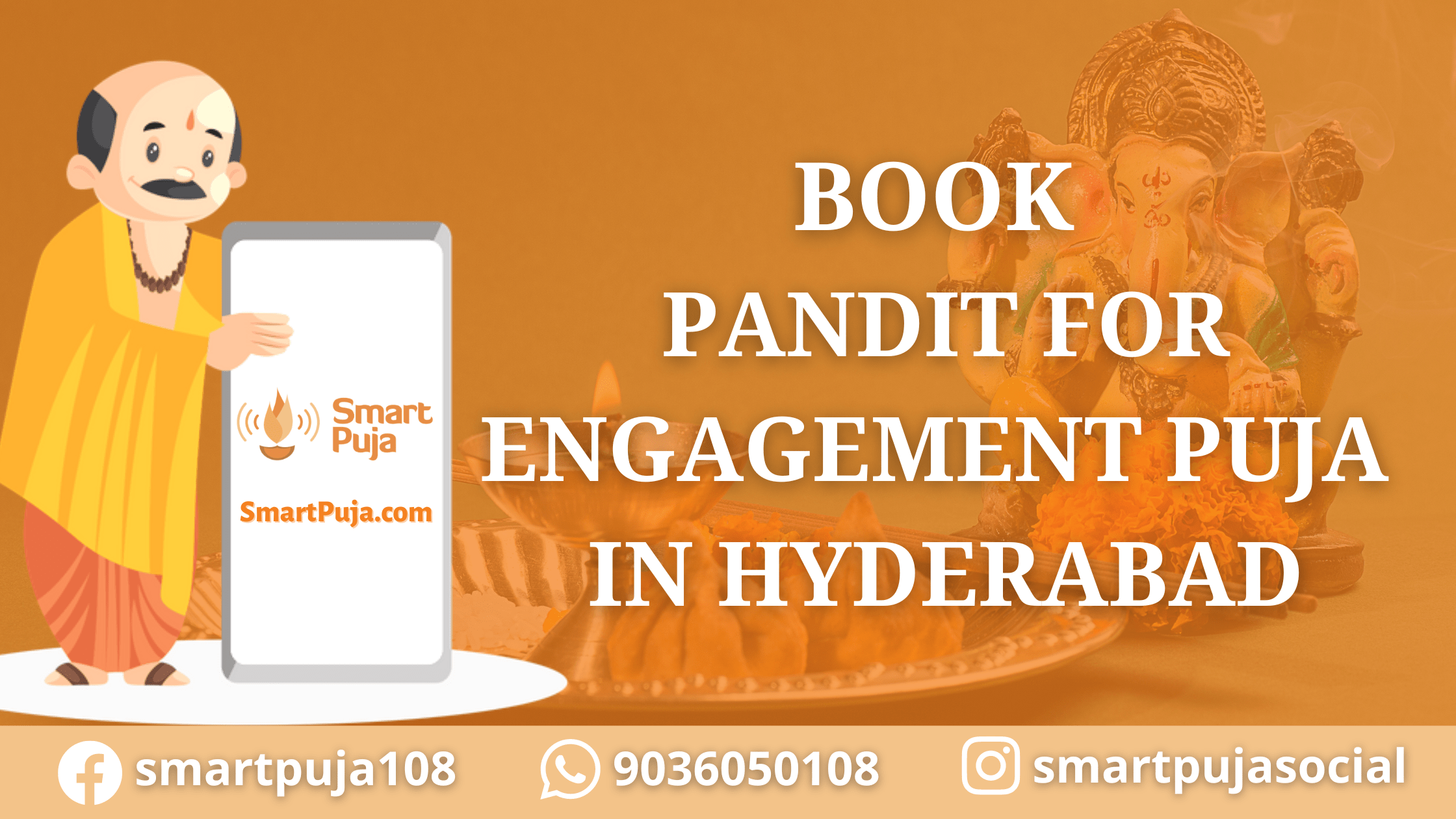 Book Pandit for Engagement Puja in Hyderabad @SmartPuja