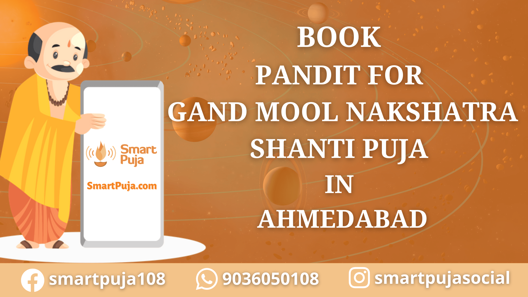 Book Pandit for Gand Mool Nakshatra Shanti Puja in Ahmedabad @SmartPuja