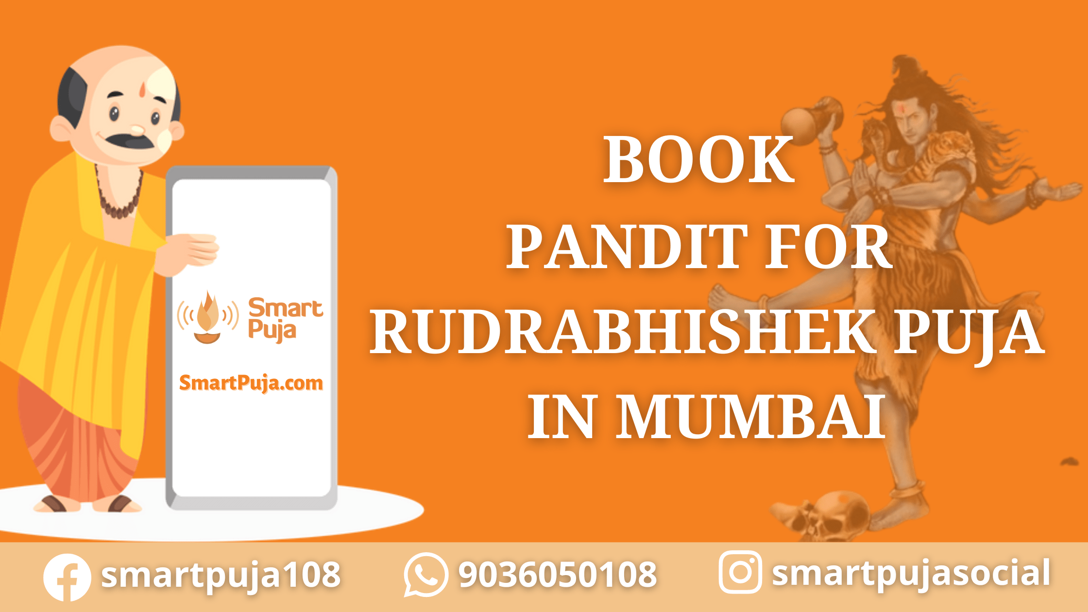 Book Pandit For Rudrabhishek Puja in Mumbai @SmartPuja