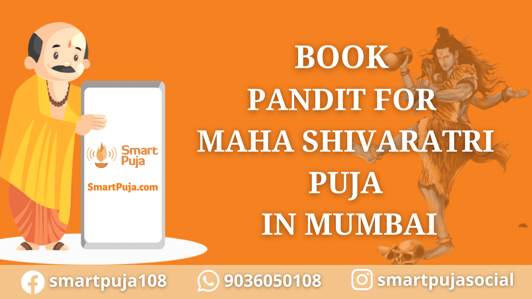 Book Pandit for Maha Shivratri Puja in Mumbai @SmartPuja