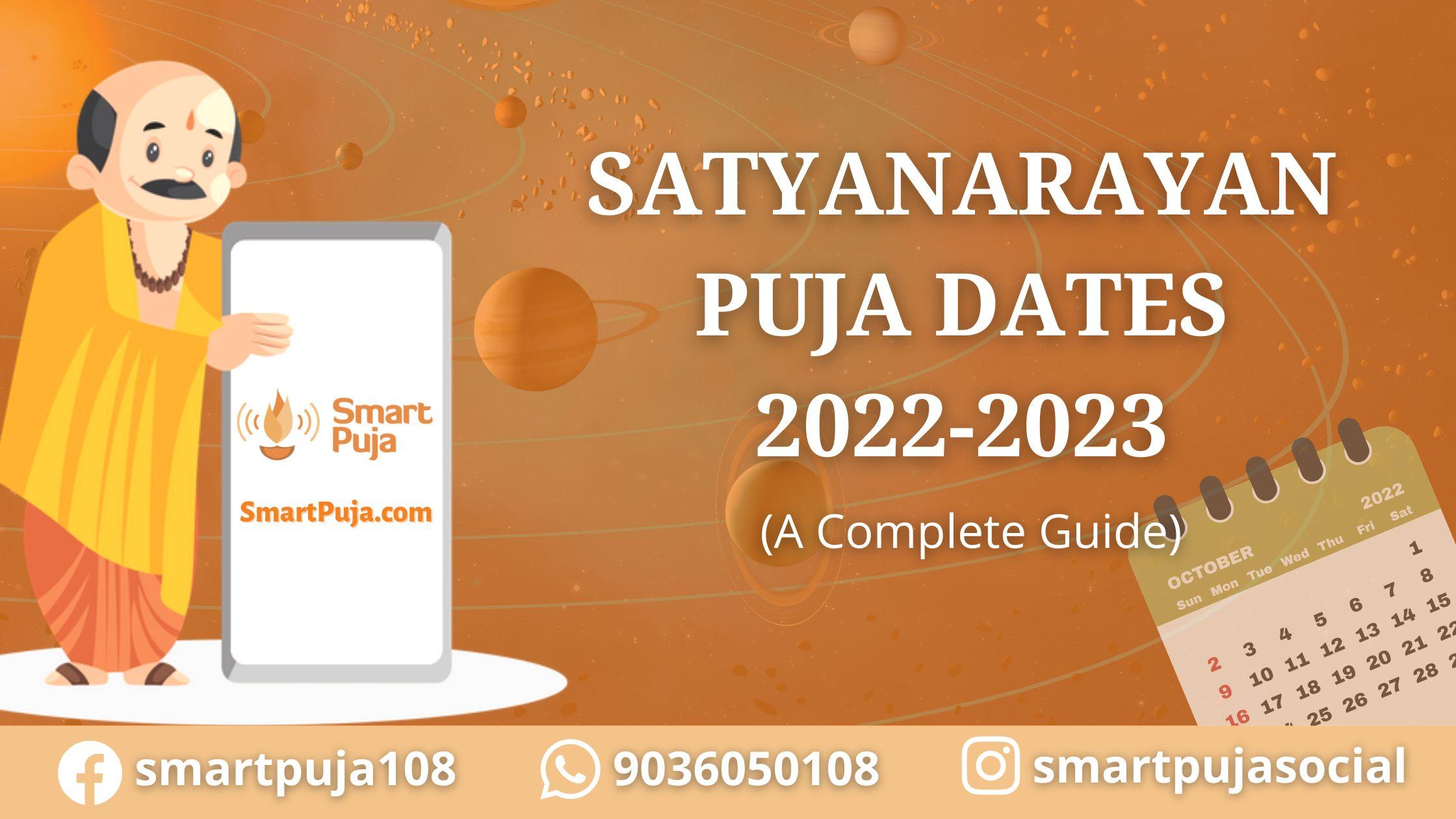 Satyanarayan Puja Dates 2023 (A Complete Guide) SmartPuja