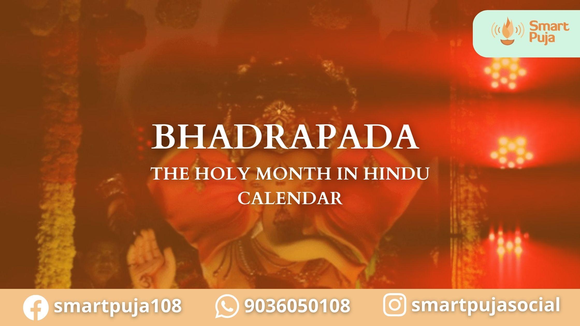 Bhadrapada - The Holy Month In Hindu Calendar - SmartPuja