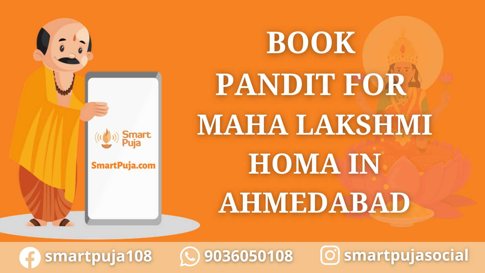 Book Pandit For Maha Lakshmi Homa in Ahmedabad