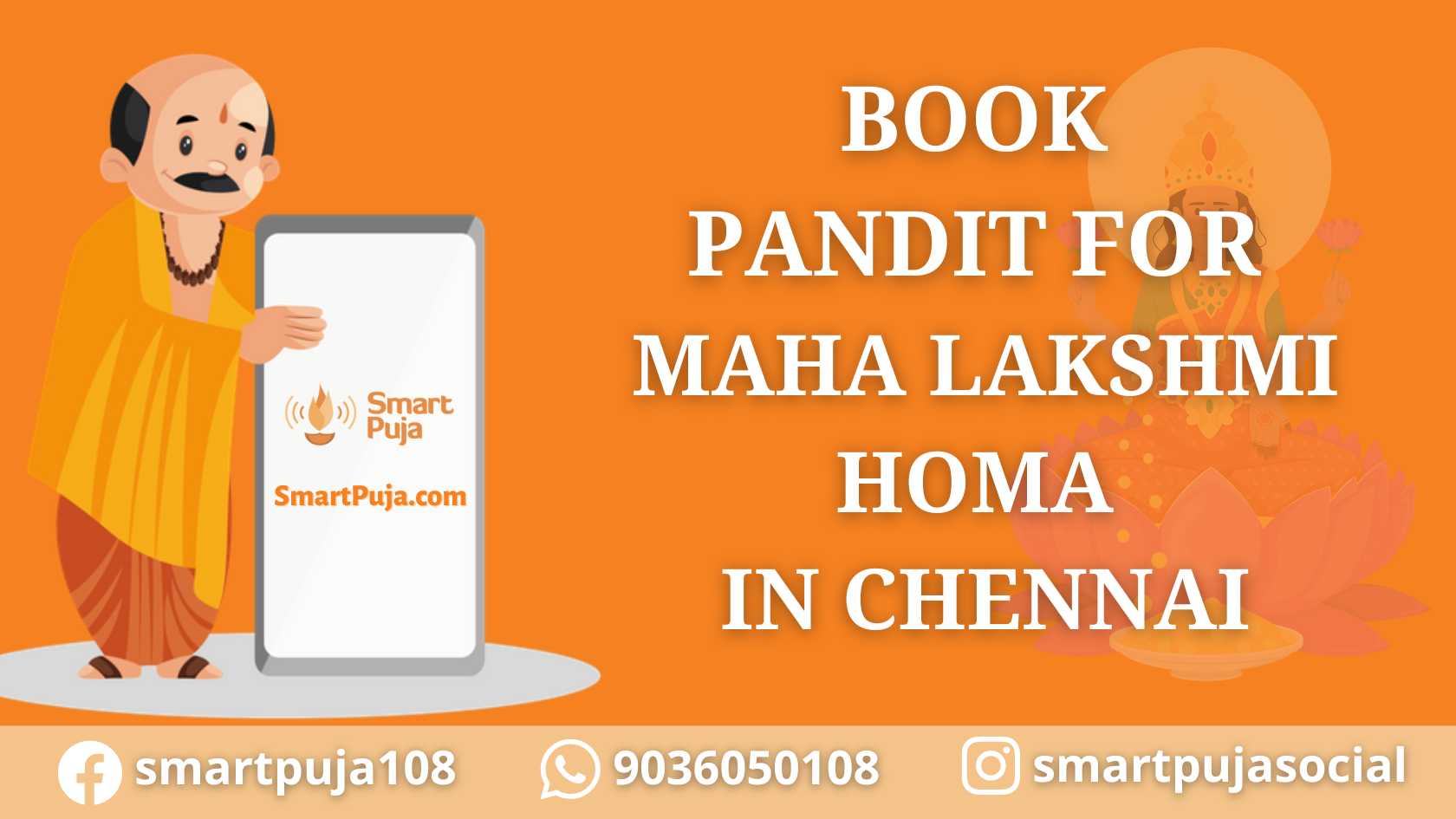 Book Pandit For Maha Lakshmi Homa in Chennai