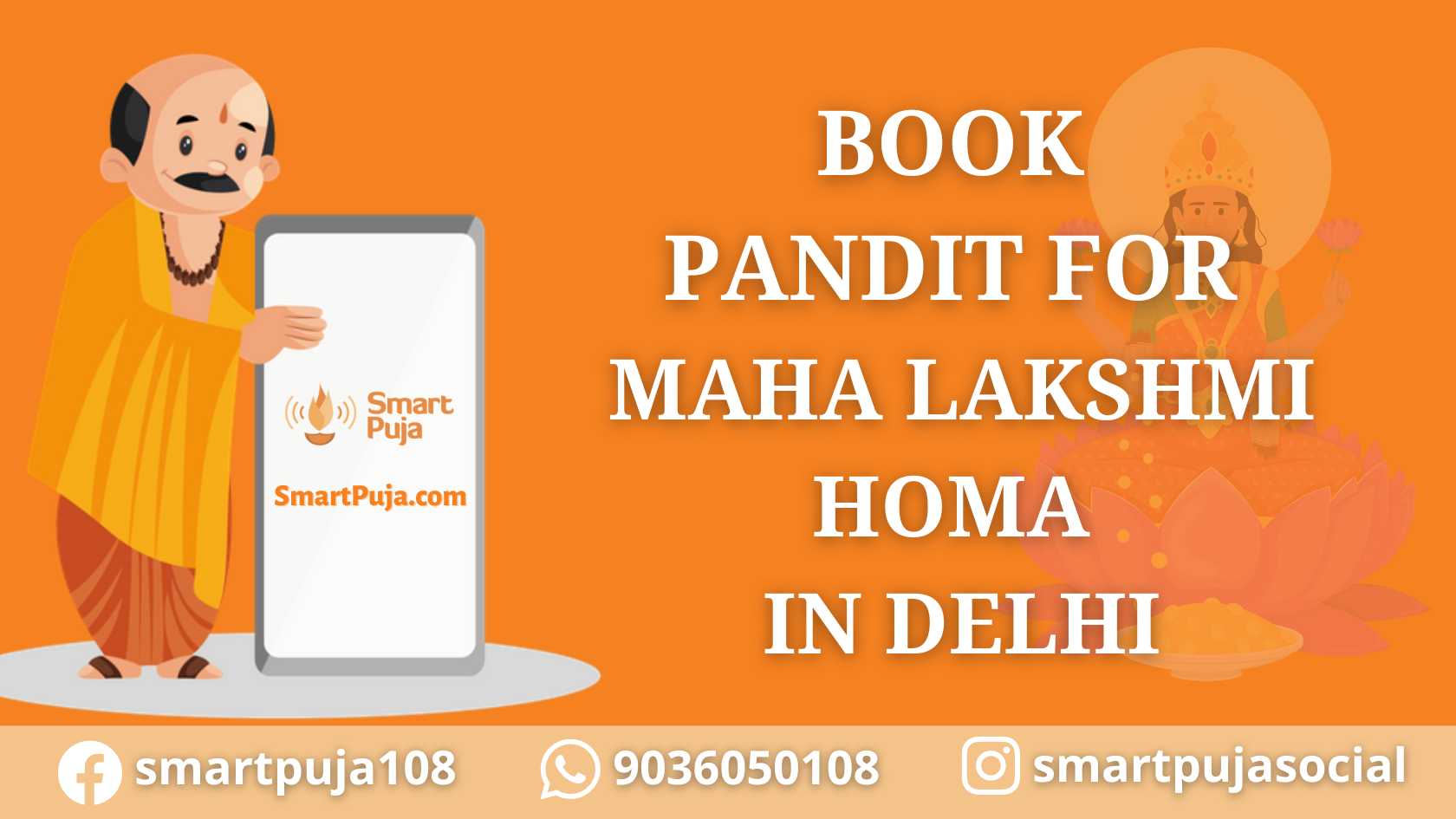 Book Pandit For Maha Lakshmi Homa in Delhi