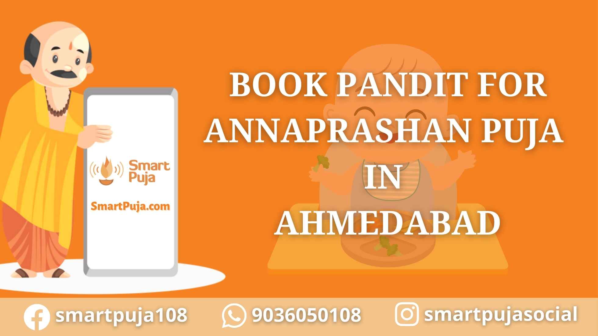 Book Pandit For Annaprashan Puja in Ahmedabad